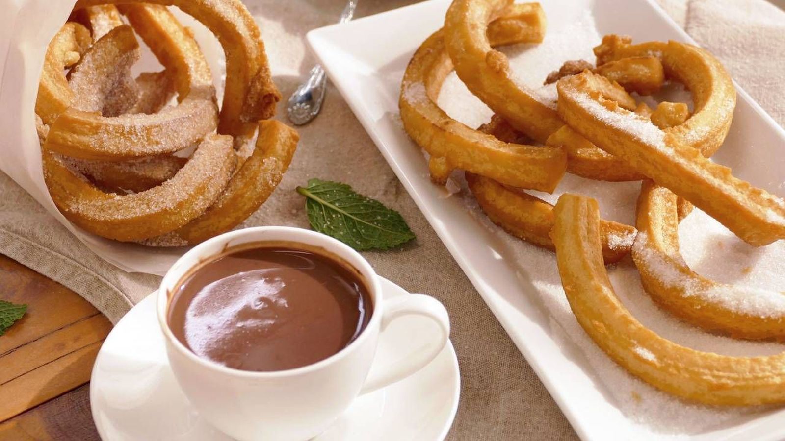 Churros con chocolate